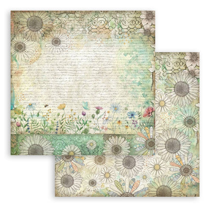 Scrapbooking kleines Pad 10 Blätter cm 20,3x20,3 (8"x8") - Daisy Art
