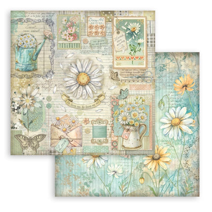 Scrapbooking kleines Pad 10 Blätter cm 20,3x20,3 (8"x8") - Daisy Art