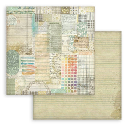 Scrapbooking kleines Pad 10 Blätter cm 20,3x20,3 (8"x8") Hintergrundauswahl - Daisy Art