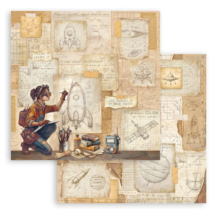 Scrapbooking kleiner Block 10 Blatt cm 20,3x20,3 (8"x8") - A new Beginning