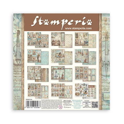 Scrapbooking-Druckblock für Kunst und Handwerk 10 Blatt cm 20,3x20,3 (8"x8") - Symphony