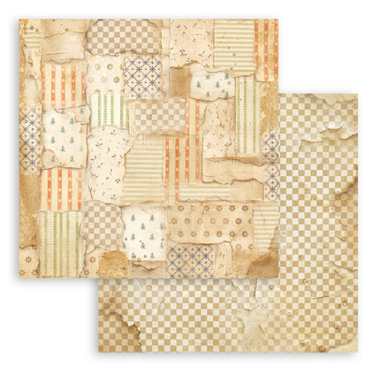 Scrapbooking Printed Pad for Art and Craft 10 sheets cm 20,3X20,3 (8"X8") Backgrounds - Silent Night