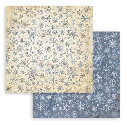 Scrapbooking Printed Pad for Art and Craft 10 sheets cm 20,3X20,3 (8"X8") Backgrounds - Silent Night