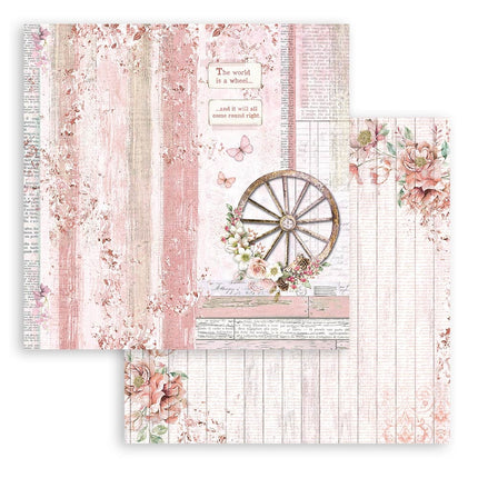 Paperpad Roseland - 20,3x20,3 cm - 10 vellen