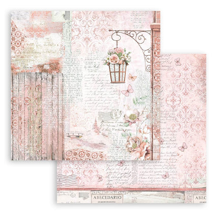 Paperpad Roseland - 20,3x20,3 cm - 10 vellen