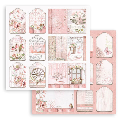Paperpad Roseland - 20,3x20,3 cm - 10 vellen
