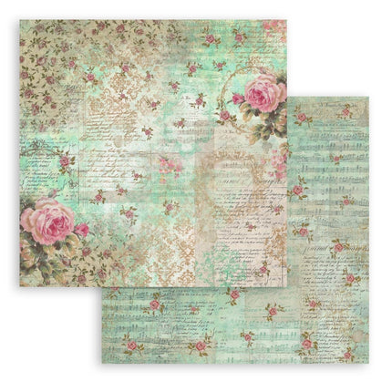 Papierblock 20,3x20,3 cm - 10 Blätter - Precious