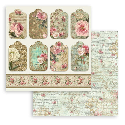 Papierblock 20,3x20,3 cm - 10 Blätter - Precious