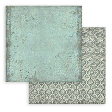 Papierblock 20,3x20,3 cm - 10 Blatt - Backgrounds Selection - Fantastische Reisen