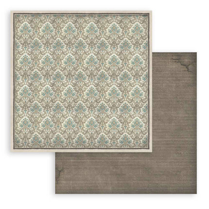 Papierblock 20,3x20,3 cm - 10 Blatt - Backgrounds Selection - Fantastische Reisen
