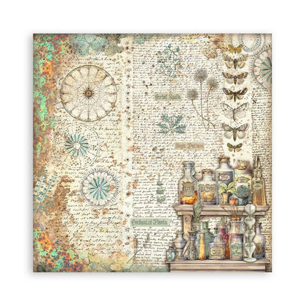 Papierblock 20,3x20,3 cm - 22 Blätter - Einseitig Fortune