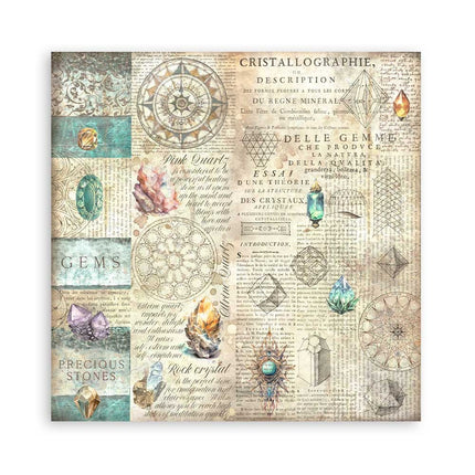 Papierblock 20,3x20,3 cm - 22 Blätter - Einseitig Fortune