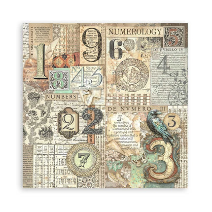 Papierblock 20,3x20,3 cm - 22 Blätter - Einseitig Fortune