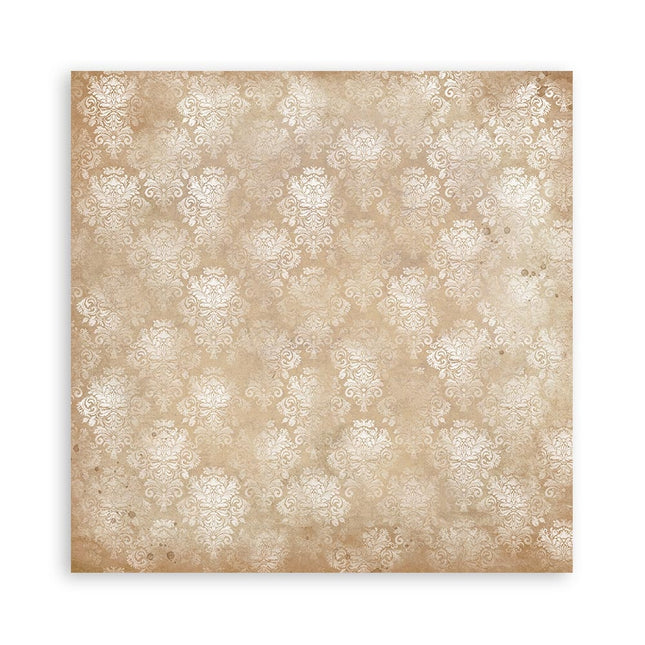Papierblock 20,3x20,3 cm - 22 Blatt - Einseitig Goldene Harmonie