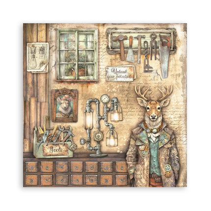Papierblock 20,3x20,3 cm - 22 Blätter - Einseitig Alterego