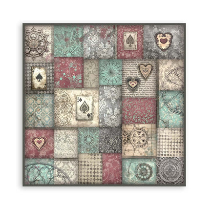 Papierblock 20,3x20,3 cm - 22 Blätter - Einseitig Meister der Magie