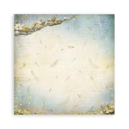 Papierblock 20,3x20,3 cm - 22 Blatt - Einseitig Hidden Grove