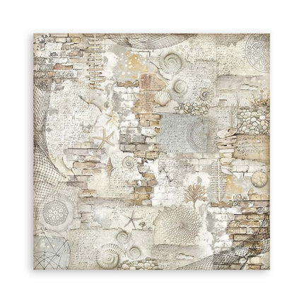 Papierblock 20,3x20,3 cm - 22 Blatt - Einseitig Silent Sea