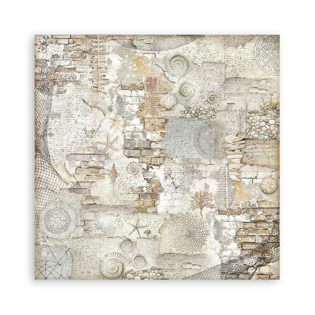 Papierblock 20,3x20,3 cm - 22 Blatt - Einseitig Silent Sea