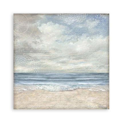 Papierblock 20,3x20,3 cm - 22 Blatt - Einseitig Silent Sea