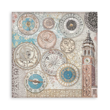 Papierblock 20,3x20,3 cm - 22 Blatt - Einseitig - Venice City of Art