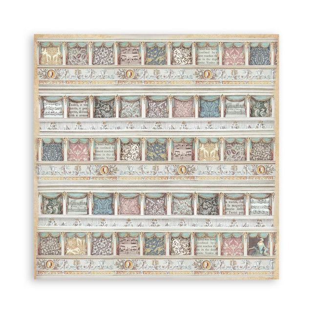 Papierblock 20,3x20,3 cm - 22 Blatt - Einseitig - Venice City of Art