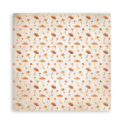 Papierblock 20,3x20,3 cm - 22 Blatt - Einseitig Flüsternde Wälder