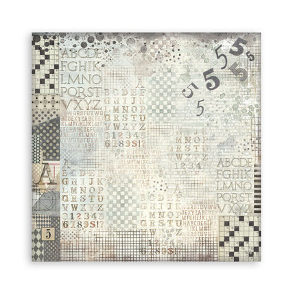 Papierblock 20,3x20,3 cm - 22 Blätter - Einseitig Flauschige Freunde