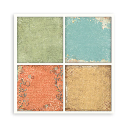 Papierblock 20,3x20,3 cm - 22 Blätter - Einseitig Flauschige Freunde