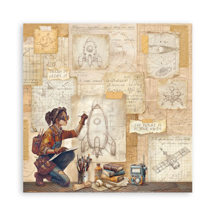 Scrapbooking Block 22 Blatt cm 20,3x20,3 (8"x8") einseitig - A new Beginning