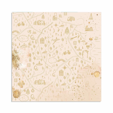 Papierblock 30,5x30,5 cm - 22 Blatt - Einseitig Love Story