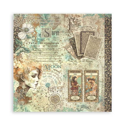 Papierblock 30,5x30,5 cm - 22 Blätter - Einseitig - Fortune