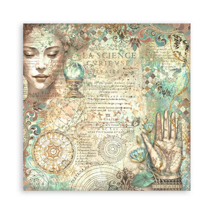 Papierblock 30,5x30,5 cm - 22 Blätter - Einseitig - Fortune