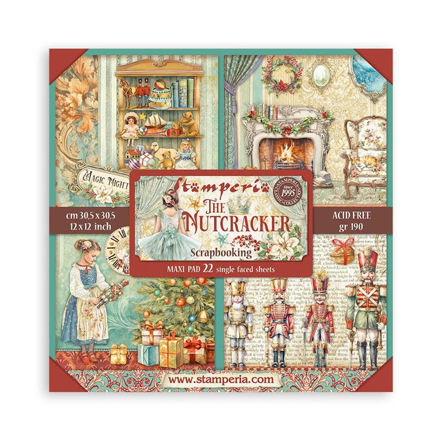 Paper Pad Der Nussknacker, einseitig - 30,5x30,5 cm - 22 Blätter