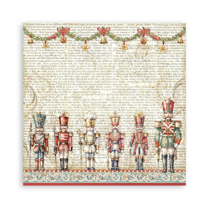 Papierblock 30,5x30,5 cm - 22 Blätter - Einseitig - Der Nussknacker