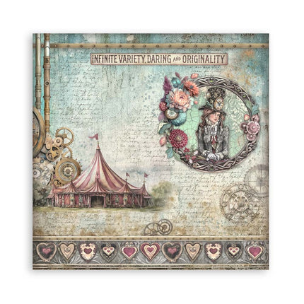 Papierblock 30,5x30,5 cm - 22 Blätter - Einseitig - Meister der Magie