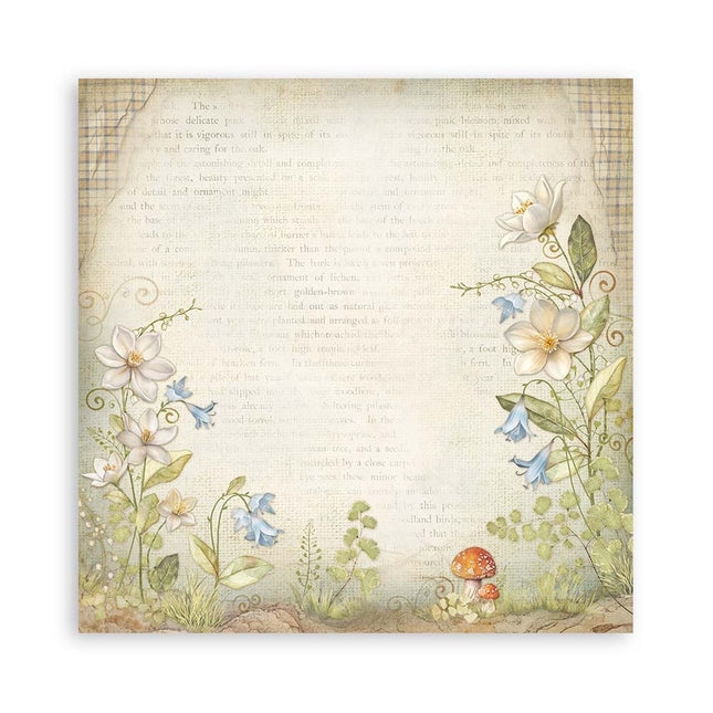 Papierblock 30,5x30,5 cm - 22 Blatt - Einseitig - Hidden Grove