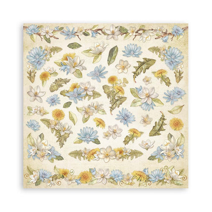 Papierblock 30,5x30,5 cm - 22 Blatt - Einseitig - Hidden Grove