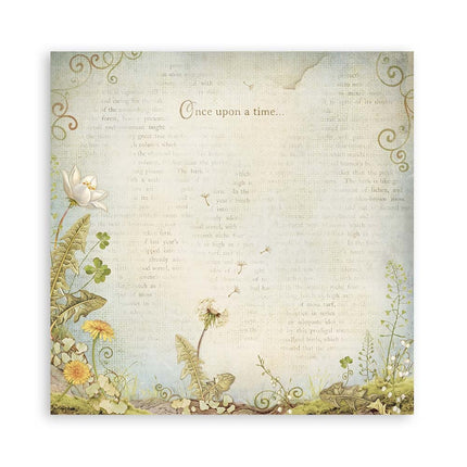 Papierblock 30,5x30,5 cm - 22 Blatt - Einseitig - Hidden Grove