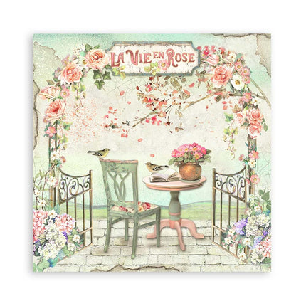 Papierblock 30,5x30,5 cm - 22 Blatt - Einseitig - House of Roses