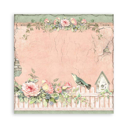 Papierblock 30,5x30,5 cm - 22 Blatt - Einseitig - House of Roses