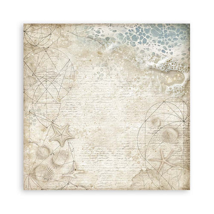 Papierblock 30,5x30,5 cm - 22 Blatt - Einseitig - Silent Sea