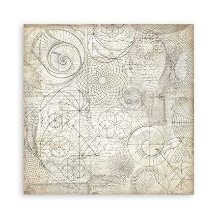 Papierblock 30,5x30,5 cm - 22 Blatt - Einseitig - Silent Sea