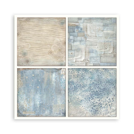 Papierblock 30,5x30,5 cm - 22 Blatt - Einseitig - Silent Sea