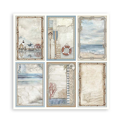 Papierblock 30,5x30,5 cm - 22 Blatt - Einseitig - Silent Sea