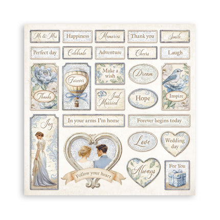 Papierblock 30,5x30,5 cm - 22 Blatt - Einseitig - Zeitlos