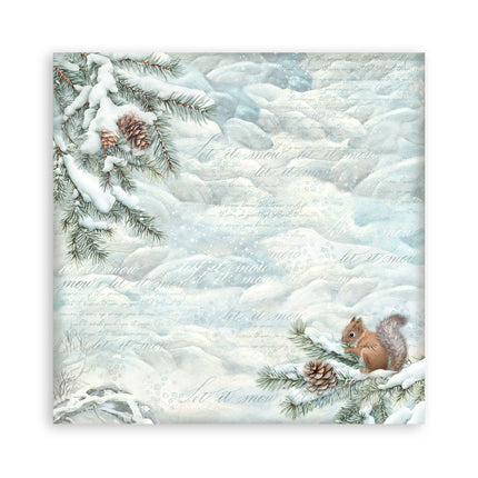 Papierblock 30,5x30,5 cm - 22 Blatt - Einseitig - The Owl's House