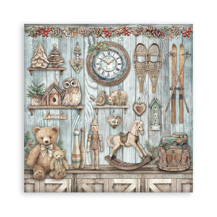 Papierblock 30,5x30,5 cm - 22 Blatt - Einseitig - The Owl's House