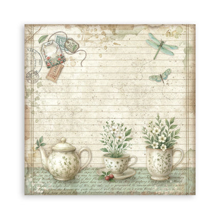 Papierblock 30,5x30,5 cm - 22 Blatt - Einseitig - Herbarium Silvae