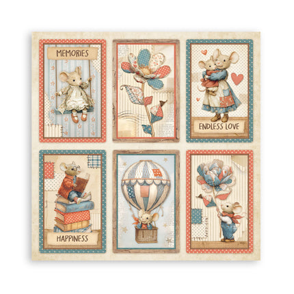 Scrapbooking Block 22 Blatt cm 30,5x30,5 (12"x12") einseitig - Familie  